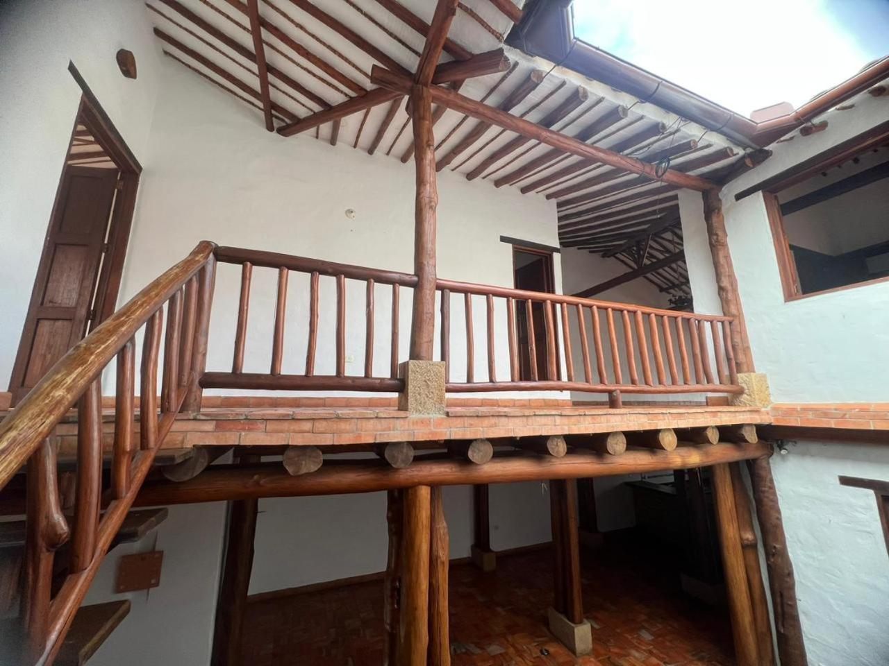 La Casa Del Toche Barichara Hotel Buitenkant foto