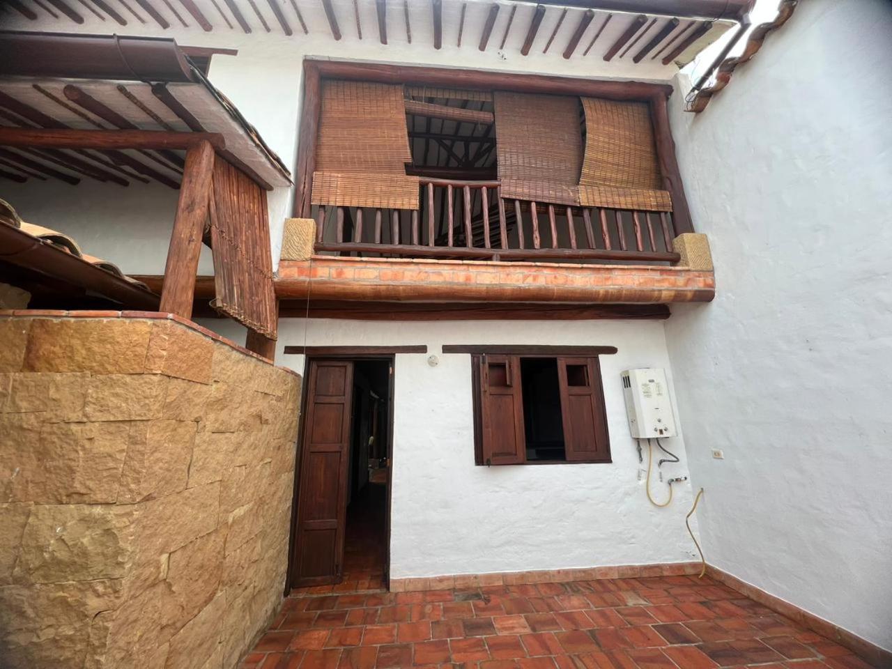 La Casa Del Toche Barichara Hotel Buitenkant foto